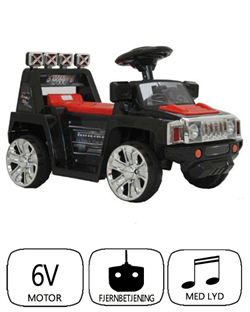 Zeno EL-bil til b�rn - Mini Off Roader m/remote, til de helt sm�