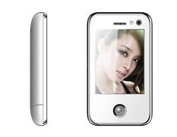 Mobiltelefon N003 Dual Sim 2 simkort i 1 telefon DANSK, White  