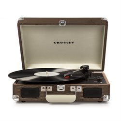 Crosley Cruiser Deluxe Pladespiller (Tweed) 2 vejs Bluetooth