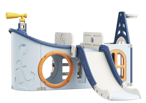 Kids Zone eventyrskibet med rutsjebane