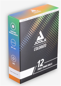 JOOLA bordtennisbolde Colorato 12 stk.