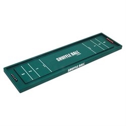 Shuffleboard grøn plastic 122 x 33 cm