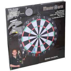 Dartskive Masterdarts med 6 pile