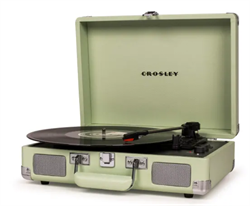 Crosley Cruiser Deluxe Pladespiller (Mint) Bluetooth out