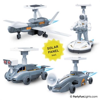 Solor Powered DIY Space Discovery Set - 4-in-1