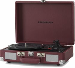 Crosley Cruiser Plus Deluxe Pladespiller (Burgundy) Bluetooth