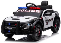 Udstilling Dodge Charger SRT Hellcar Redeye Police 12V med gummihjul