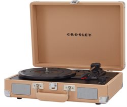 Crosley Cruiser Plus Deluxe Pladespiller (Light Tan) Bluetooth