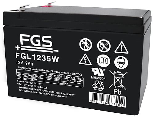 Batteri 12V - 9Ah