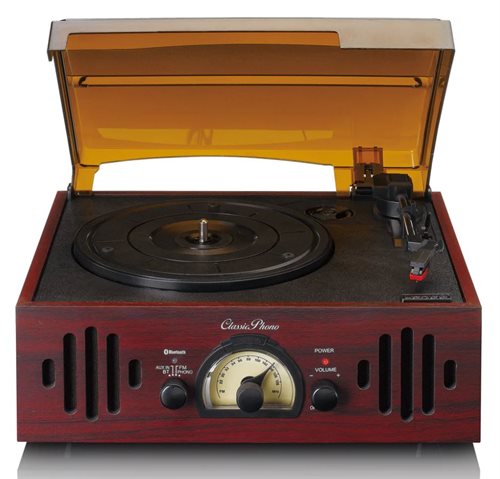 Lenco TT-43WA Turntable with Radio, Bluetooth and Speakers
