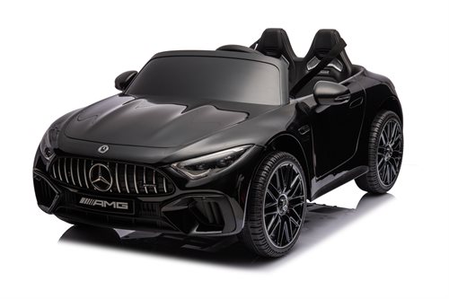 Mercedes AMG SL63 4x24V, 2 personer, gummihjul og lædersæde