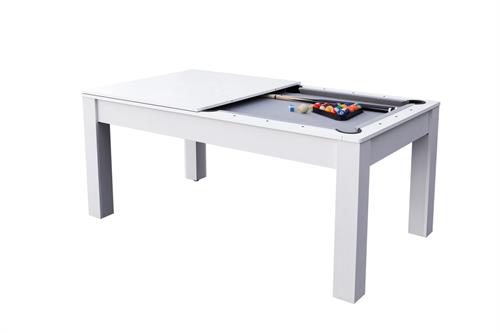 Stanlord  Poolbord/bordtennisbord  White 6 fods Sanremo Dinning 