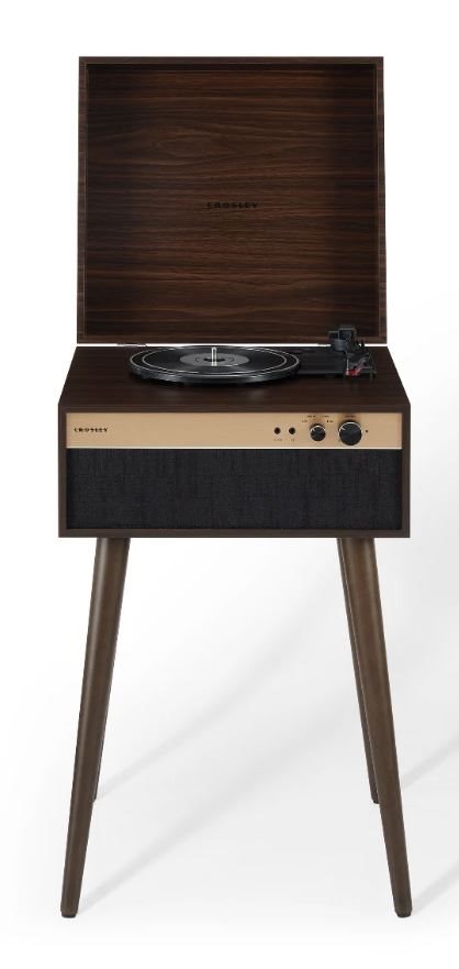 Crosley Jasper retro pladespiller i valnød