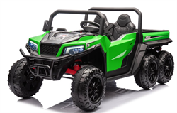 Azeno Farmer Truck II 4x24V motors, lædersæde og gummihjul