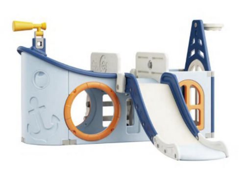 Kids Zone eventyrskibet med rutsjebane