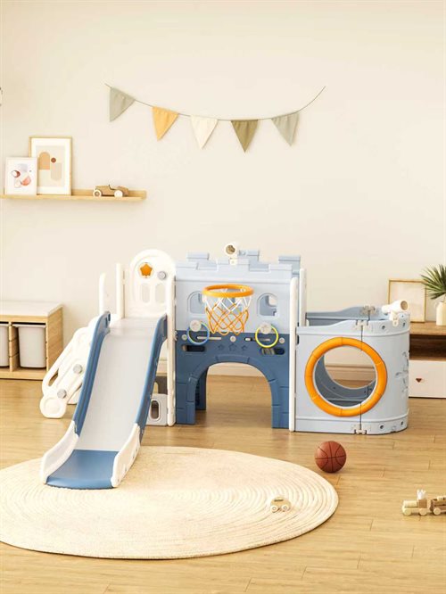 Kids Zone fantasiskibet med rutsjebane