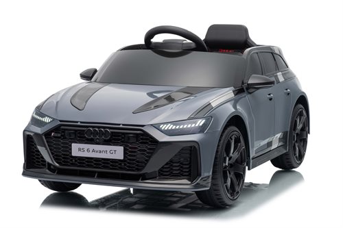 Audi RS 6 Avant GT 4x12V, lædersæde og gummihjul