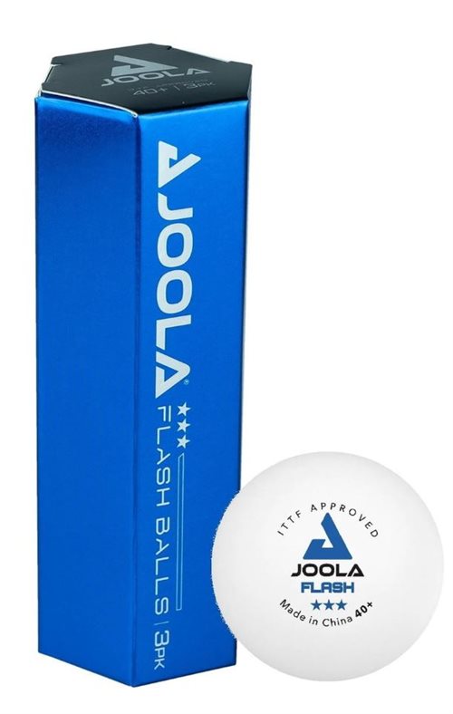 Joola Flash bordtennisbolde 3xxx 3stk officiel konkurrence bold.