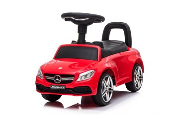 Mercedes AMG C63 Coupe rød gåbil med musik/horn 