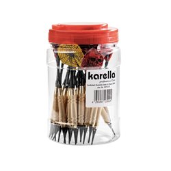 24 stk Karella darts soft messing 18g 