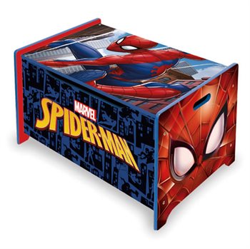 Spiderman Bænk med plads til dit legetøj. 