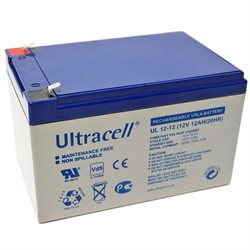 Ultracell batteri 12V - 12Ah