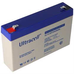 Ultracell batteri 6V - 7Ah