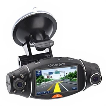 Alcotell Bil kamera Black Box III, GPS,  Twin kamera 1280 x 480, 2.7" LCD  